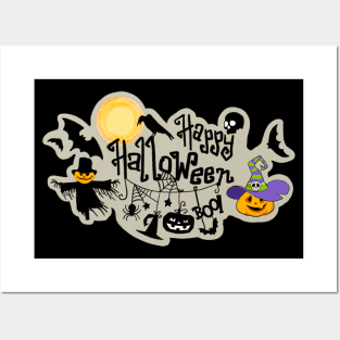 Happy Halloween!!! Boo!!! Posters and Art